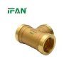 IFAN Made-in-China Thickened Brass Tee Fitting Item Picture